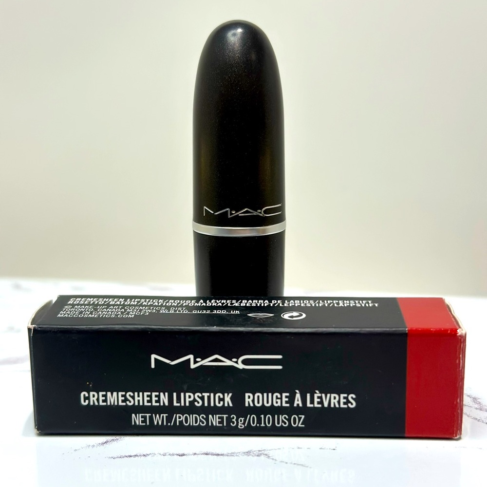 MAC Cremesheen Lipstick in Black Tube